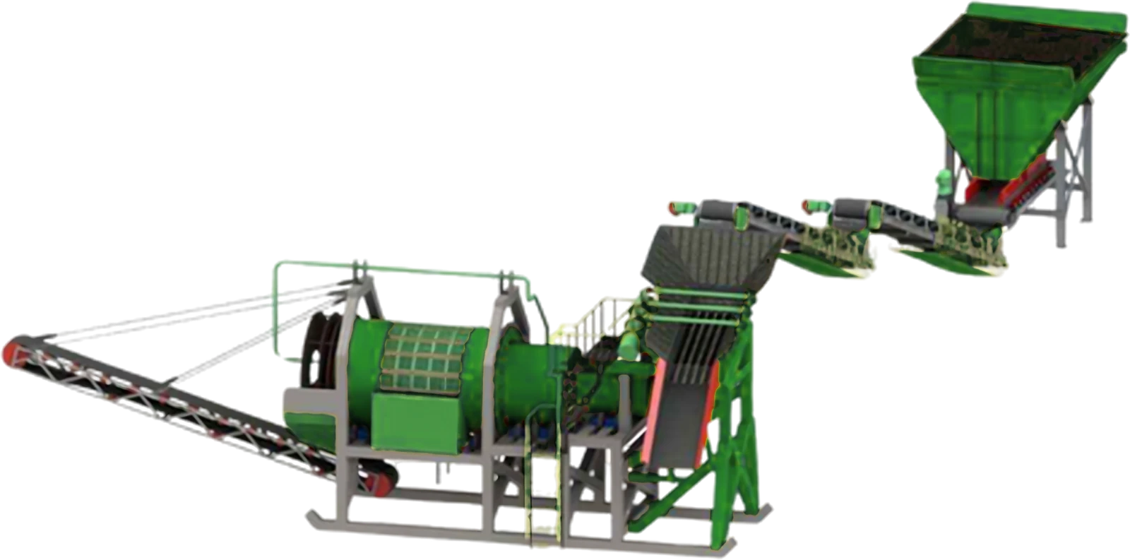 100 TPH Wash Plant with Wet De-rocker IWP-001, Alluvial · Static by TUNOTEX